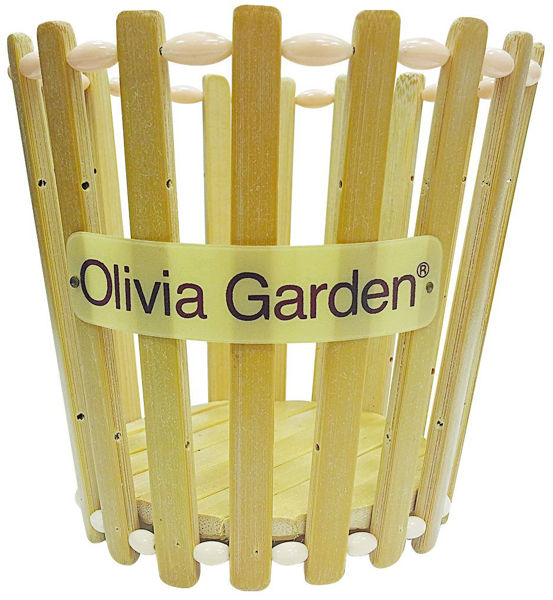 סלסלת במבוק למברשות בריאות