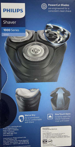תמונה של מכונת גילוח 3 ראשים(PHILIPS)